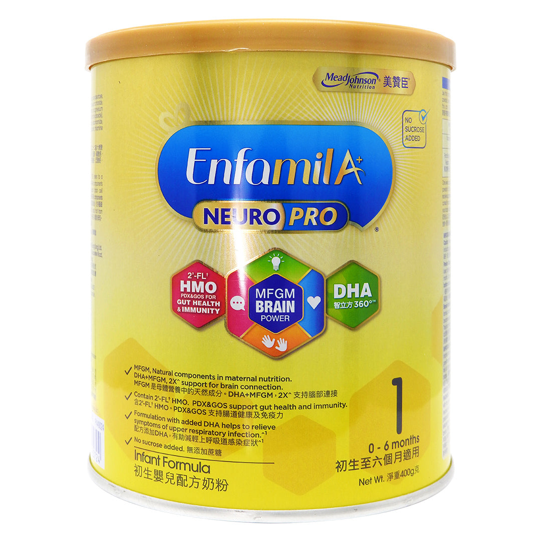 美贊臣 - Enfa A+ NeuroPro 智睿系列 1號 嬰兒配方奶粉 (0-6個月) (細罐) 400克 ( A+1 ) #487