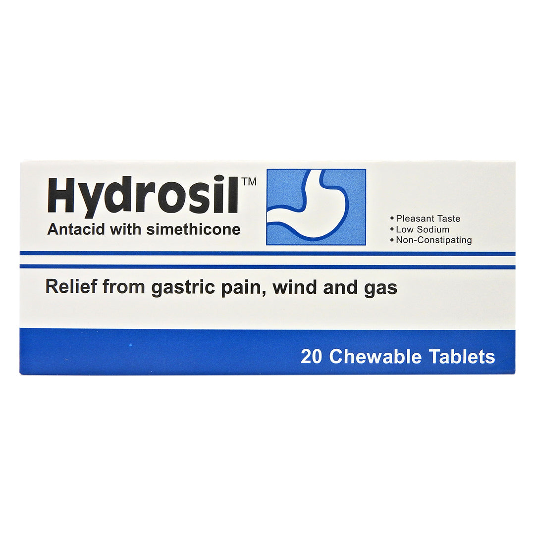 快胃治 HYDROSIL - 低鈉量胃片 20片裝 HK-33214 #2481