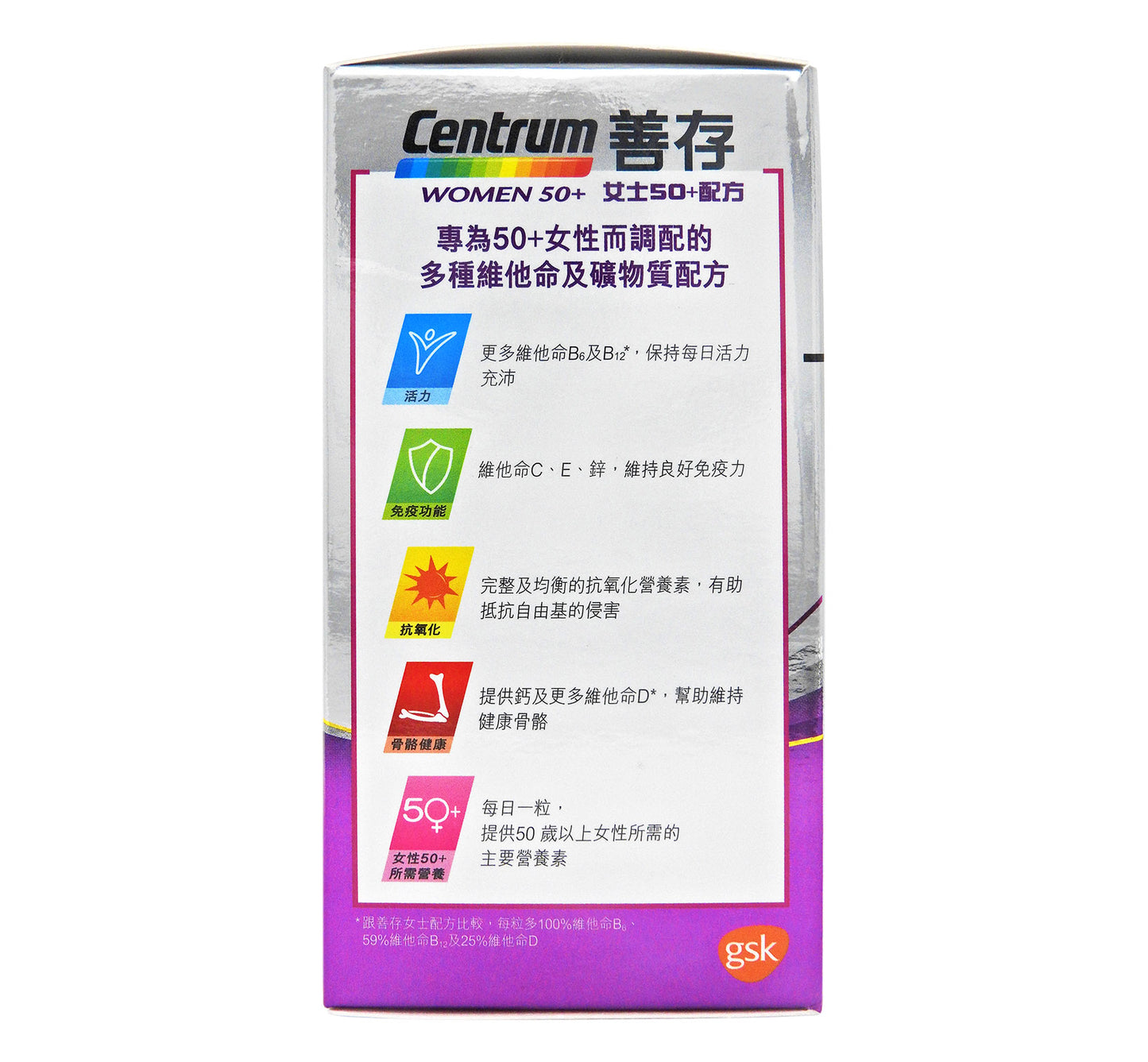 善存 - Centrum Women 女士50+配方 60粒裝 #39426