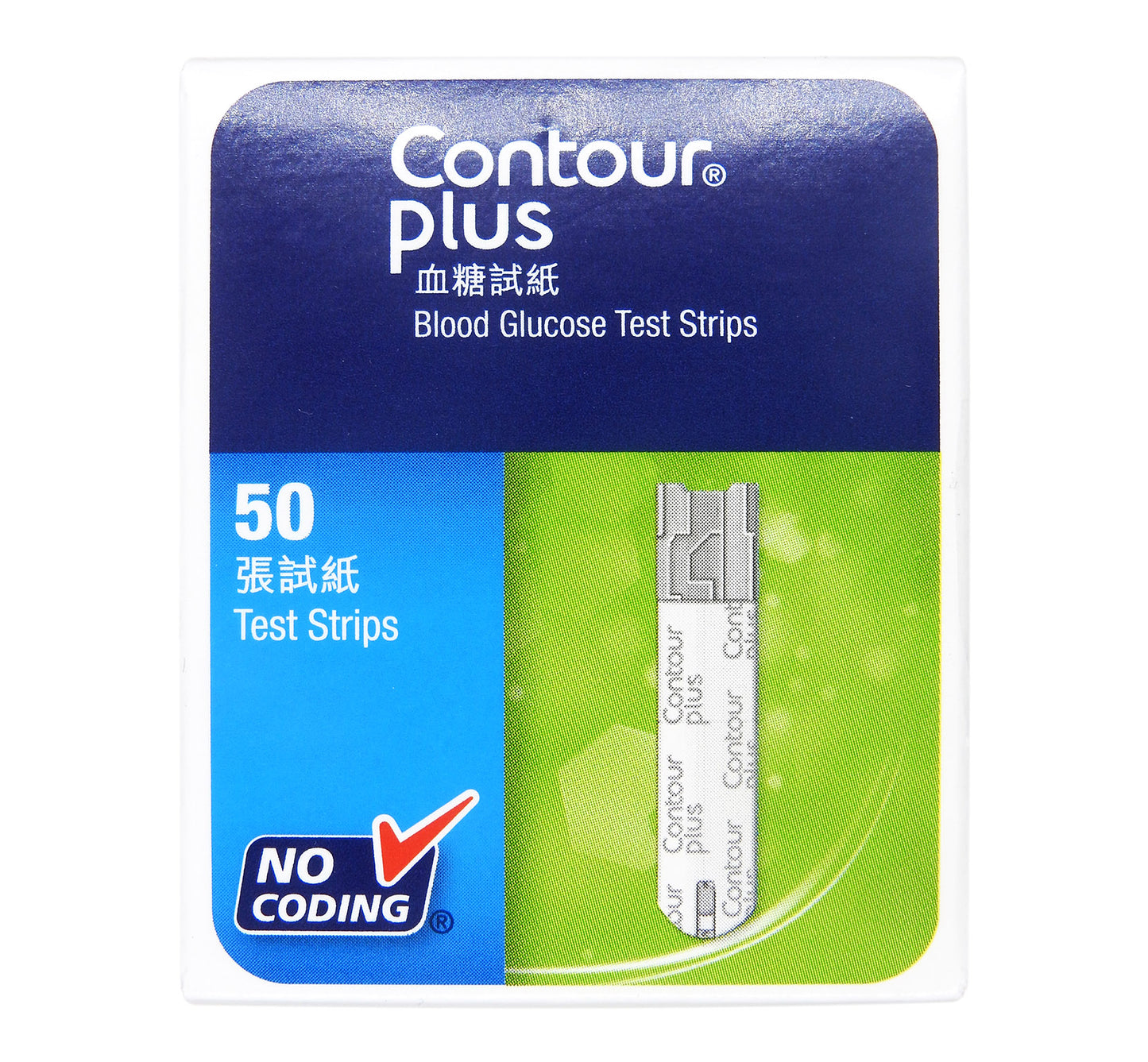 Contour Plus - 拜安輕 Plus 血糖檢測紙 50's #24152