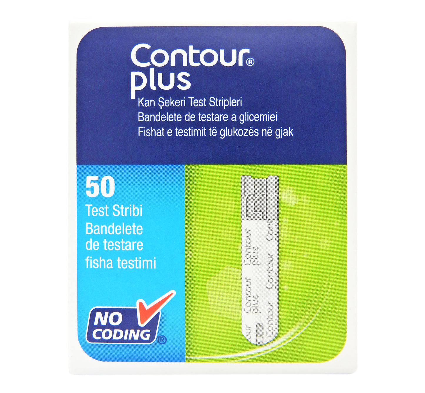 Contour Plus - 拜安輕 Plus 血糖檢測紙 50's (平行進口) #48815
