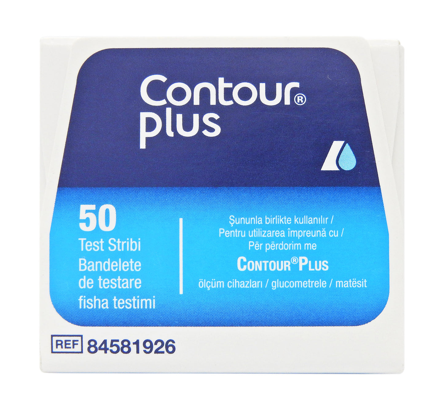 Contour Plus - 拜安輕 Plus 血糖檢測紙 50's (平行進口) #48815