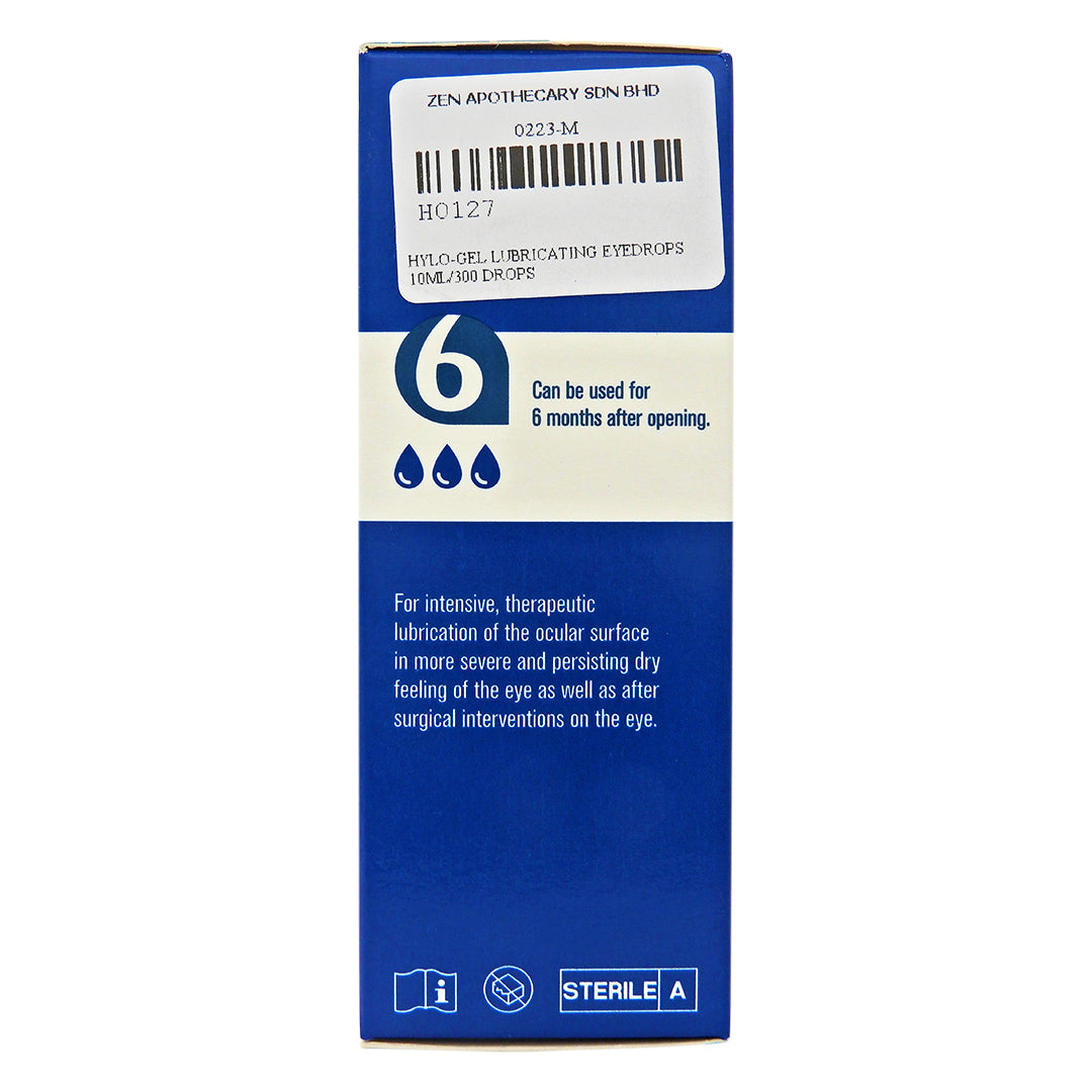 Hylo-Gel 潤眼液 眼藥水 10ml (平行進口) #57141 (新舊包裝隨機發貨)