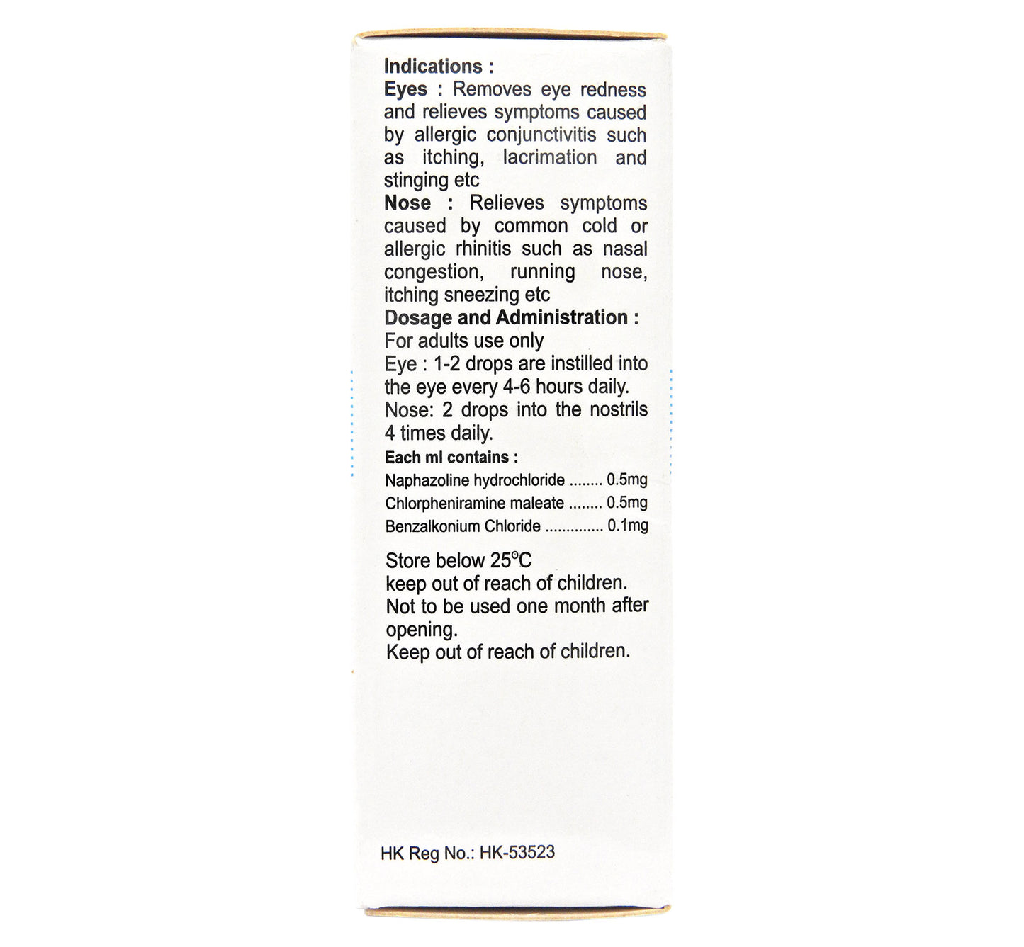NOSTAMINE - 眼 / 鼻兩用劑 10ml #11283