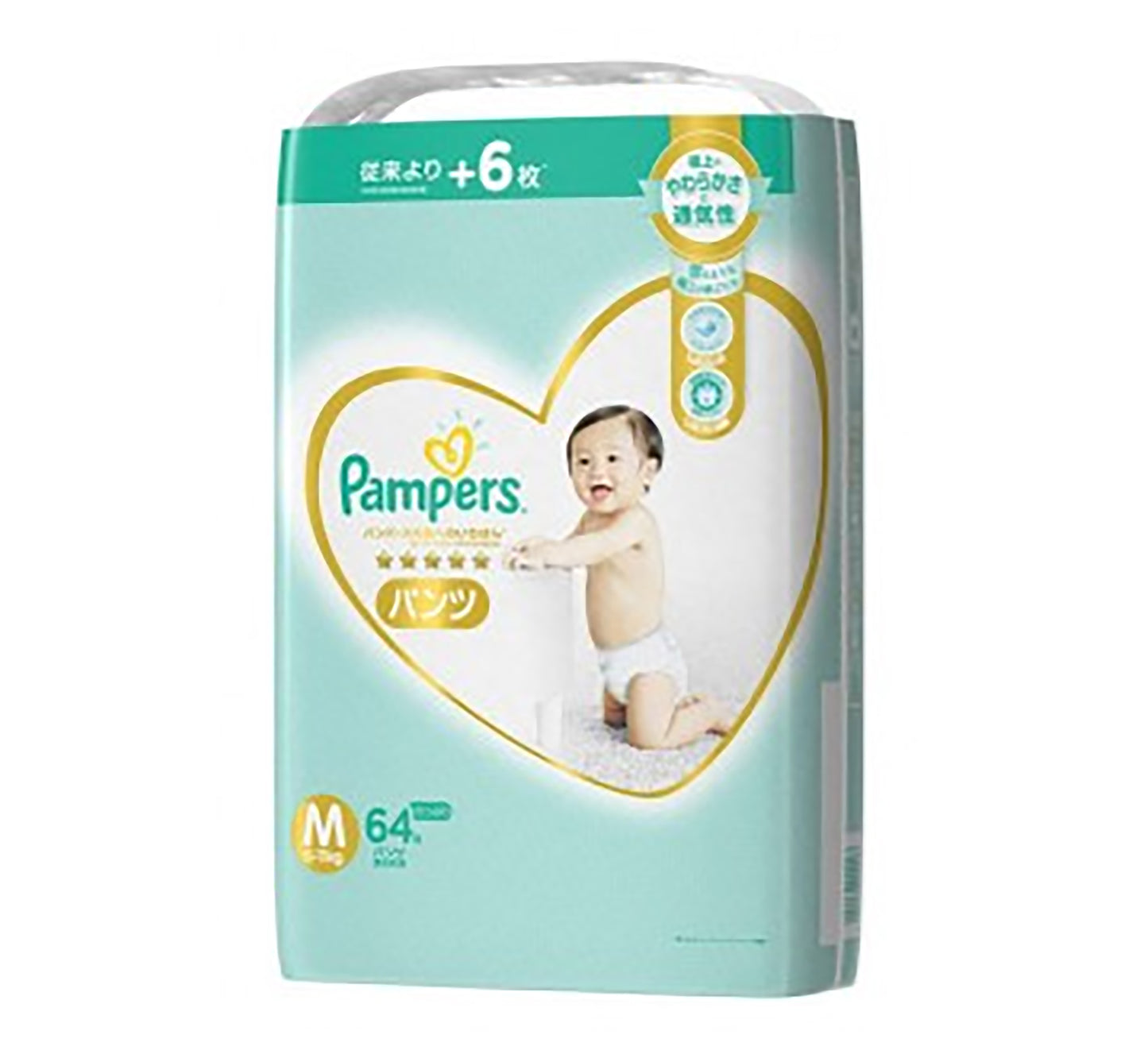 Pampers 幫寶適 - 一級幫 拉拉褲 (中碼) 64片 日本版 #47068