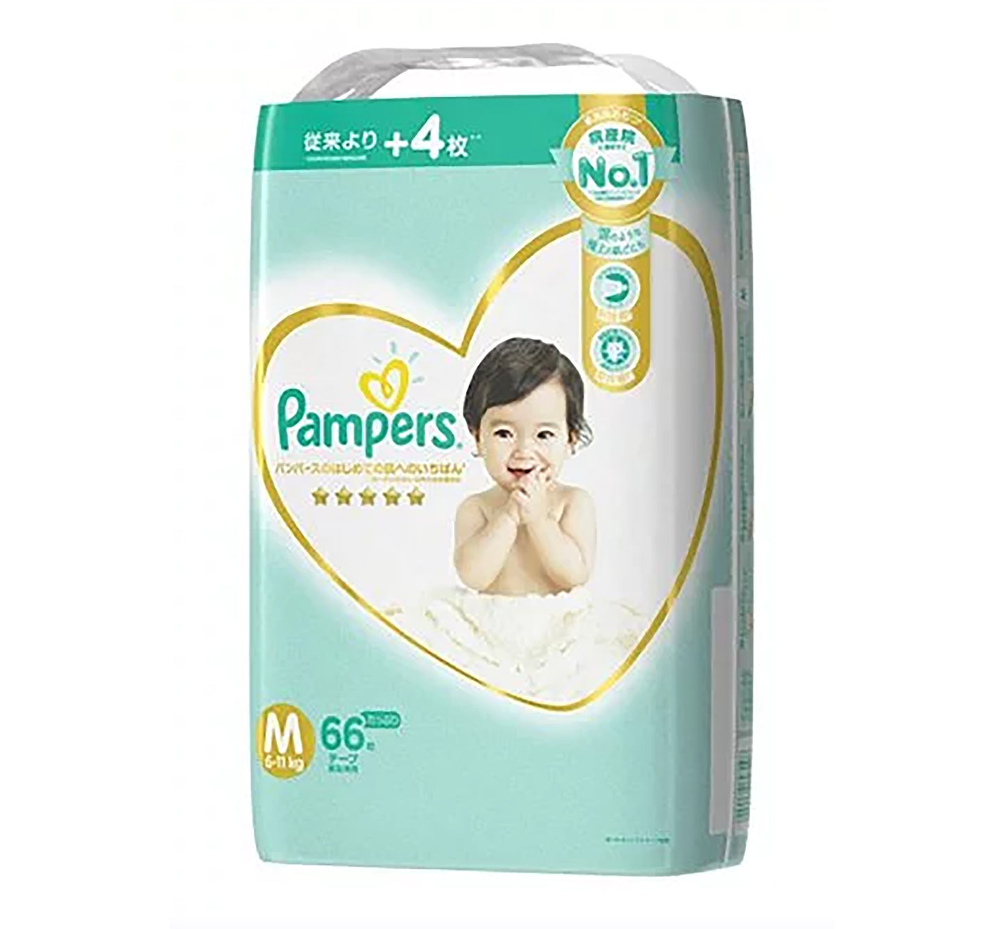 Pampers 幫寶適 - 一級幫 (中碼) 尿片 66片 日本版 #47064