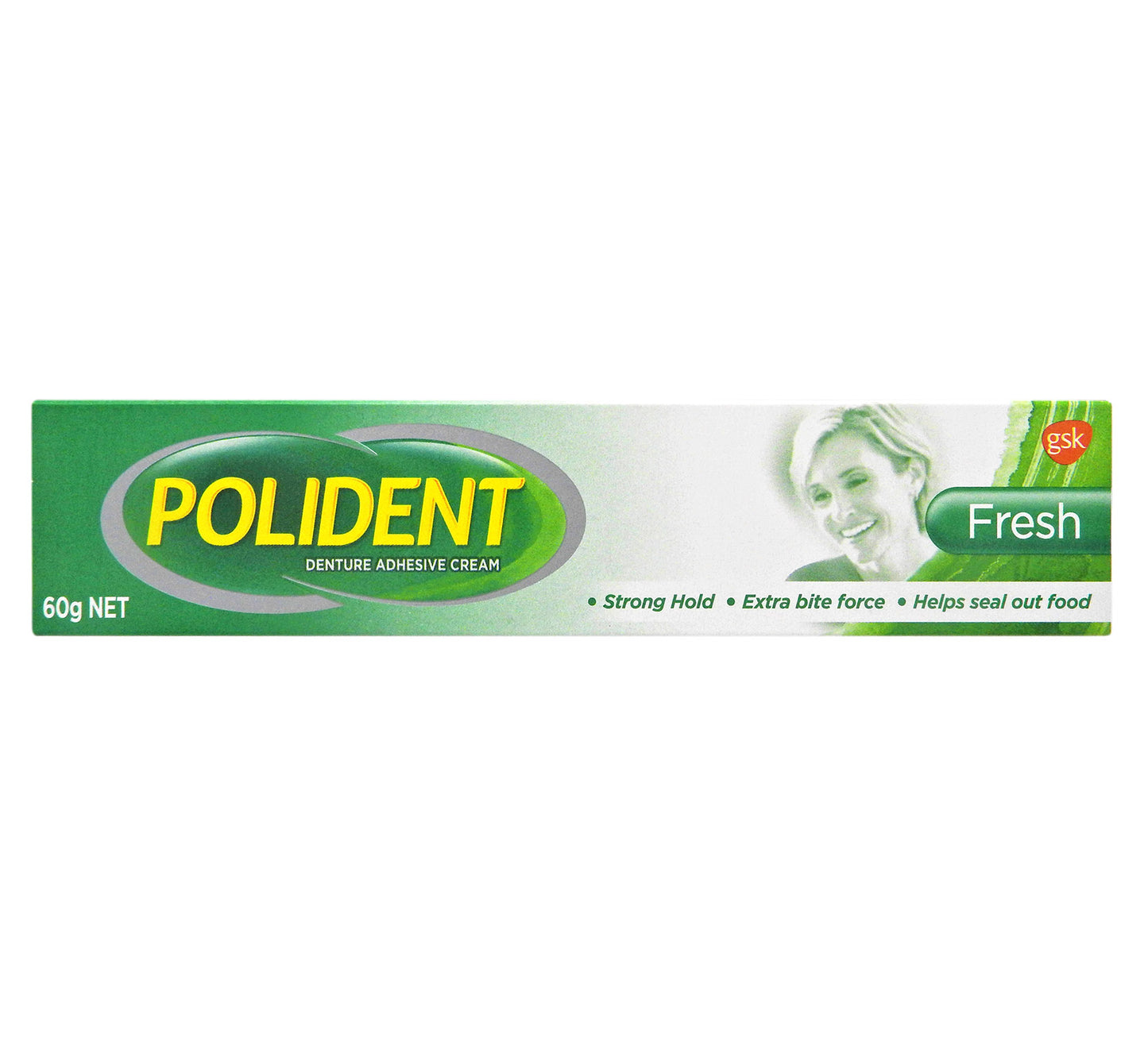 保麗淨 POLIDENT - 假牙固定劑 60g #1291 (新舊包裝隨機發貨)