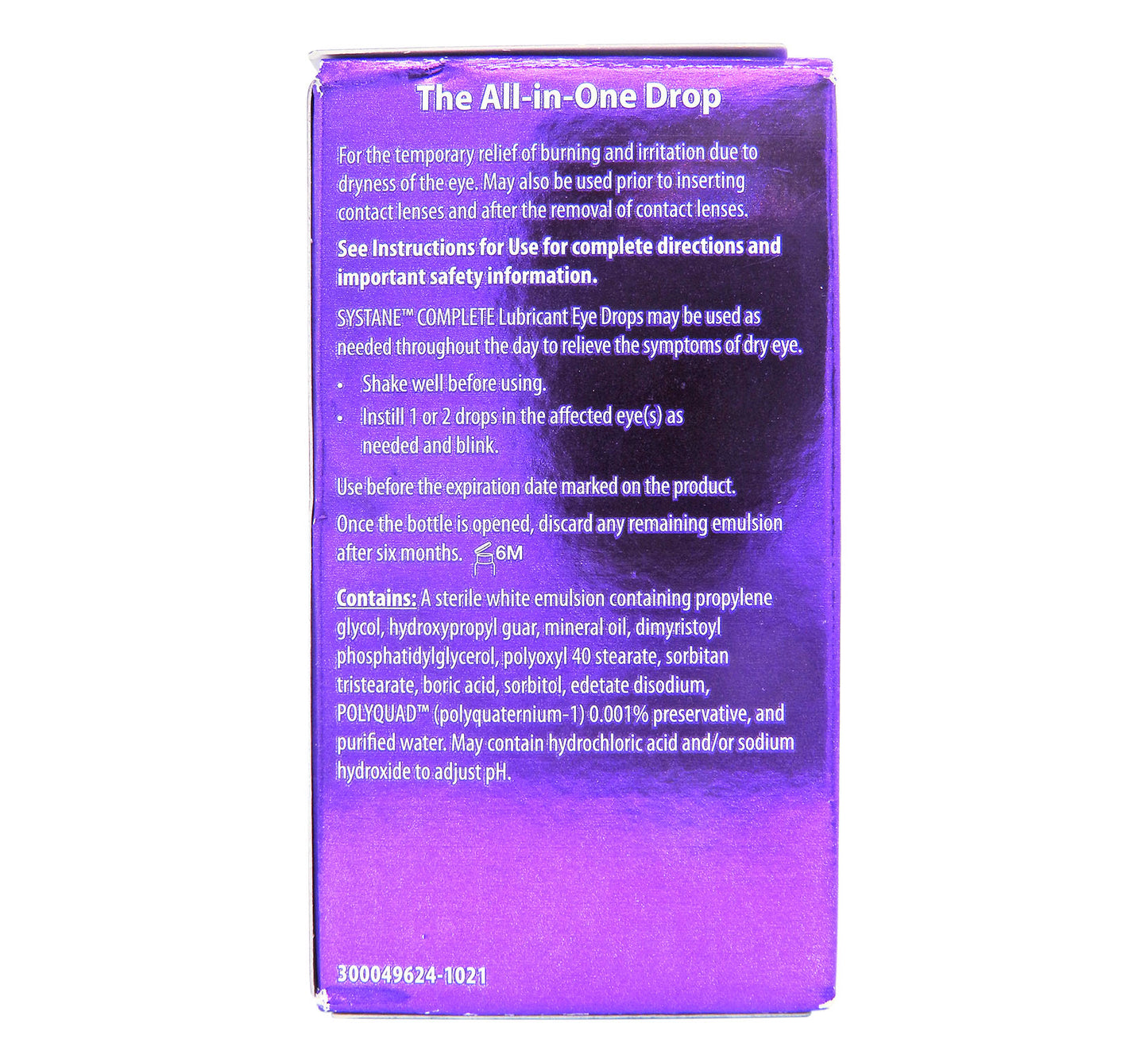 Systane - Complete Lubricant Eye Drops 10mL #48840