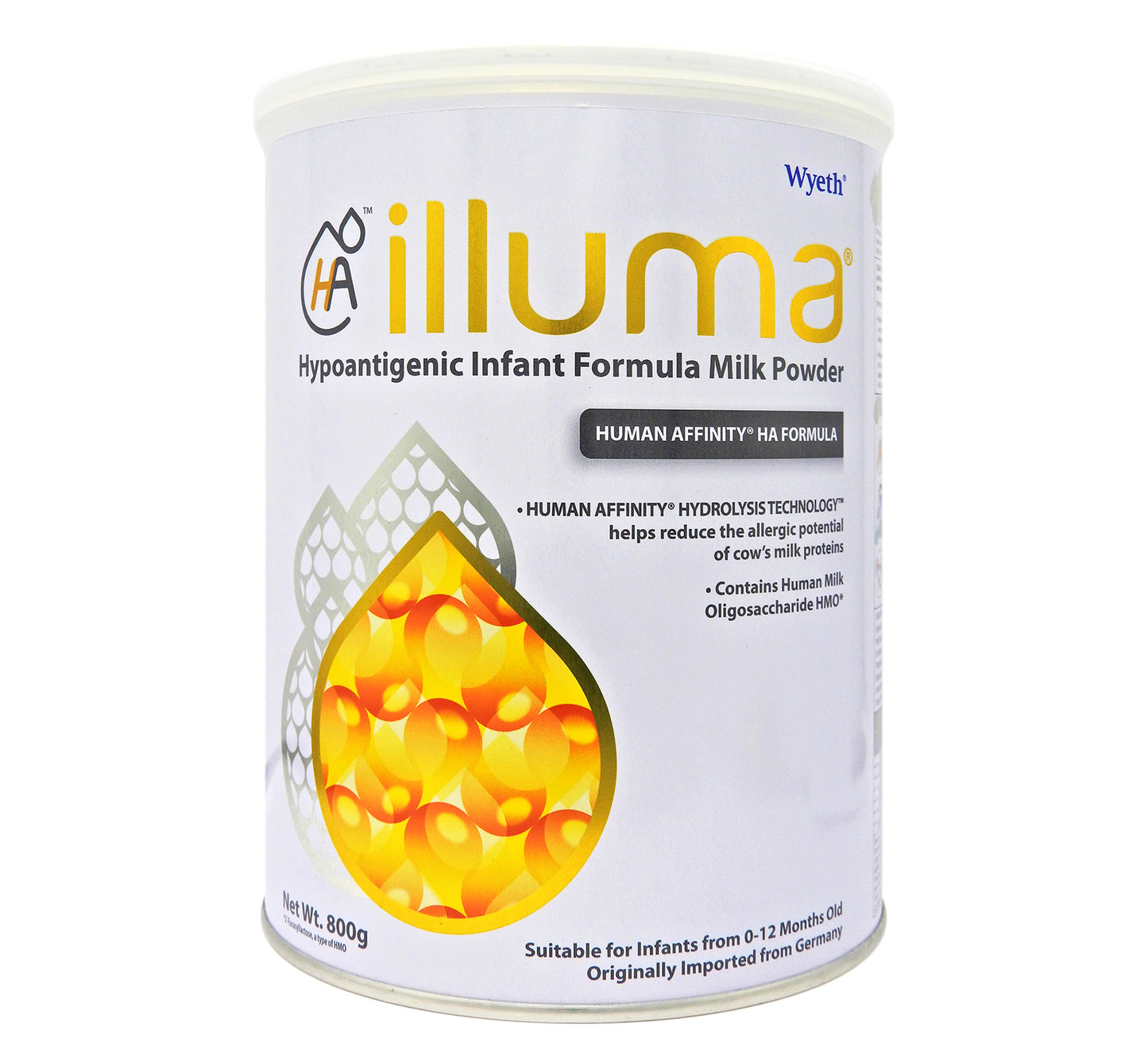 惠氏 - ILLUMA 親和人體 (HA 低敏配方) 800克 <香港行貨> (一箱六罐) #45205