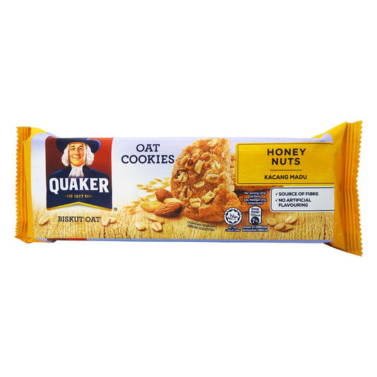 QUAKER 桂格  - 燕麥曲奇 蜜糖果仁 (小)108g [平行進口] #61034 EXP:2024-7