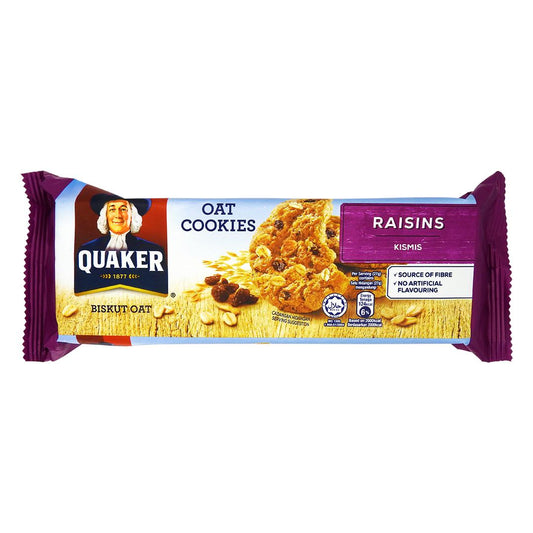 QUAKER 桂格 - 燕麥曲奇 (小) 提子味 108g [平行進口] #61035