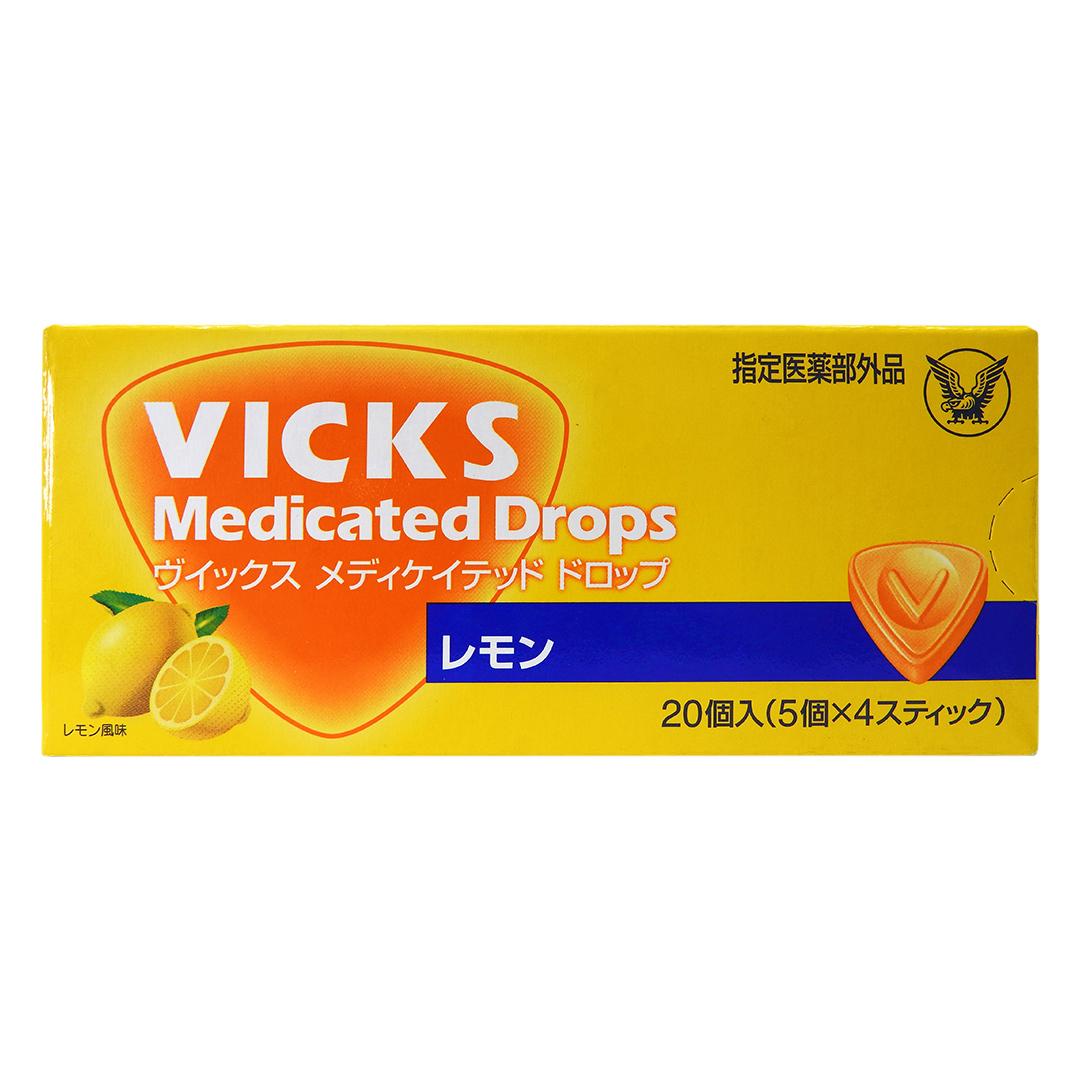 Vicks - 喉糖 喉片 (檸檬味) 20粒 (5粒 x4) [平行進口] #61358