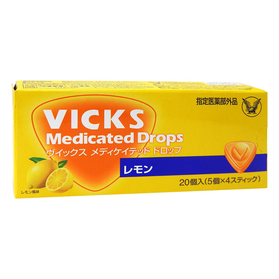 Vicks - 喉糖 喉片 (檸檬味) 20粒 (5粒 x4) [平行進口] #61358