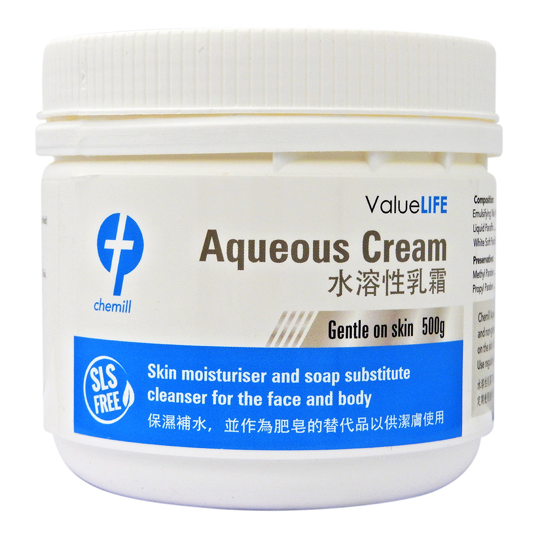 Chemill - Aqueous Cream 水溶性乳霜 500g #58476