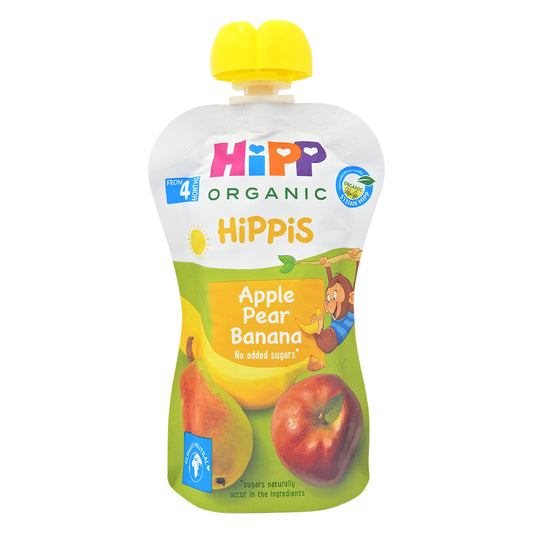 喜寶 - Hipp 有機果蓉 蘋果香梨香蕉唧唧裝 100克 #59000