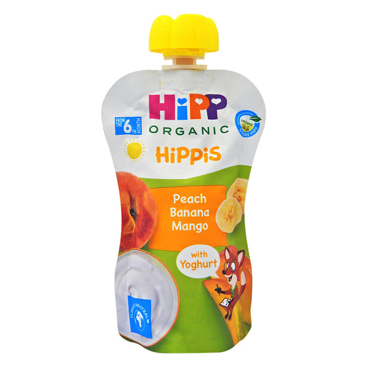 喜寶 - Hipp 有機果蓉 蜜桃香蕉芒果唧唧裝 100克 #58848