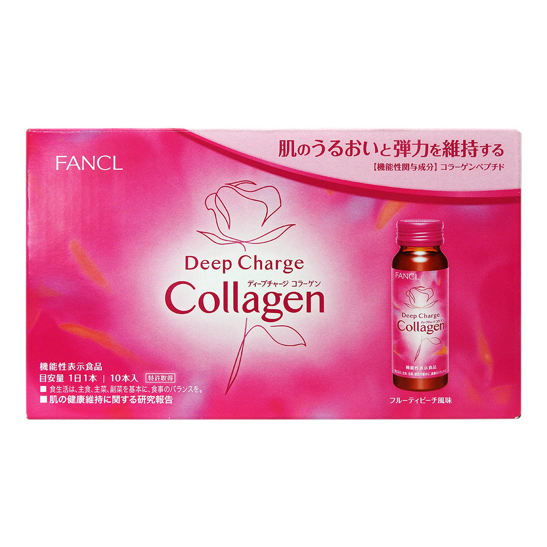 美肌膠原蛋白飲料 Deep Charge Collagen 美肌膠原蛋白 1盒(10瓶) [平行進口]#37149