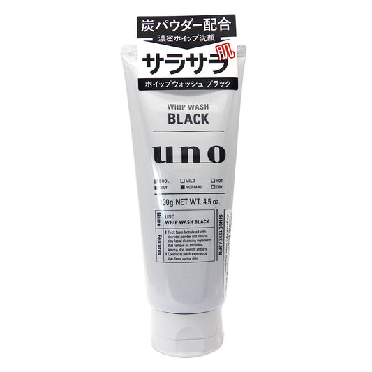 Uno 男士黑碳控油洗面奶 (黑色) 130克 [平行進口]  #31152