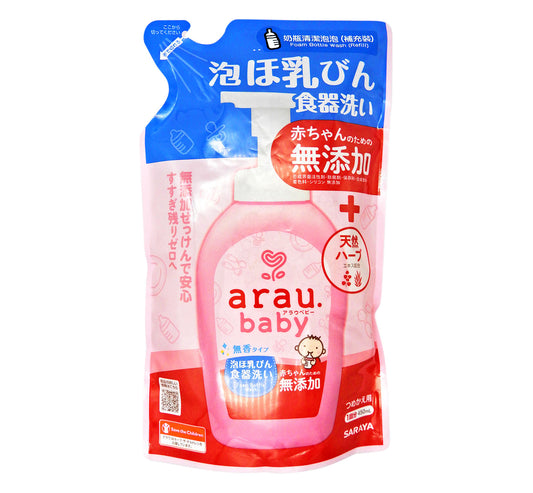 雅樂寶 arau 嬰兒 - 奶瓶清潔泡泡 (補充裝) 450ML <香港行貨> #40762