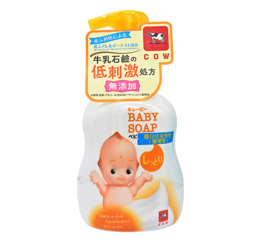 COW - MILKY 牛乳 嬰兒沐浴泡泡 (滋潤型) 400ml #47259 (新舊包裝隨機發貨)