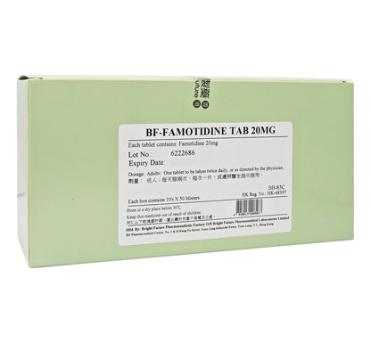 BF-FAMOTIDINE TAB 20MG #43462