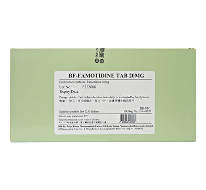 BF-FAMOTIDINE TAB 20MG #43462