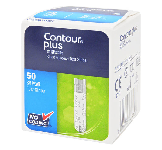 Contour Plus - 拜安輕 Plus 血糖檢測紙 50's #24152