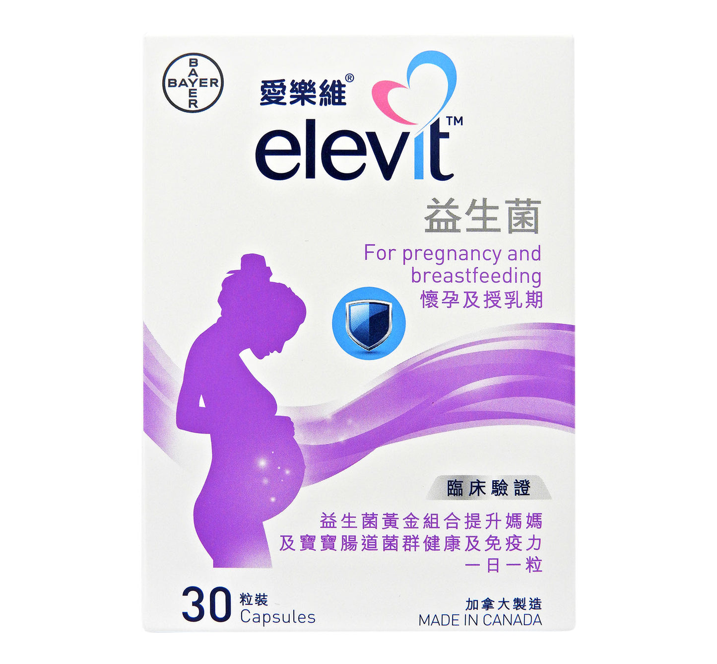 愛樂維 - Elevit 益生菌配方 30粒 #44140