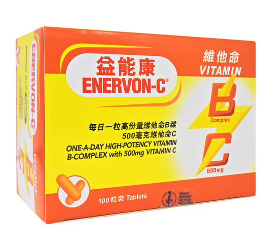 ENERVON-C - 益能康 B + C 維他命丸 100粒裝 #38359