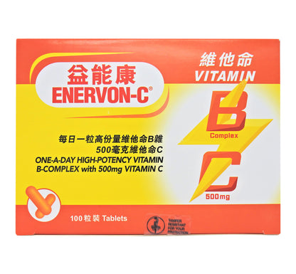 ENERVON-C - 益能康 B + C 維他命丸 100粒裝 #38359