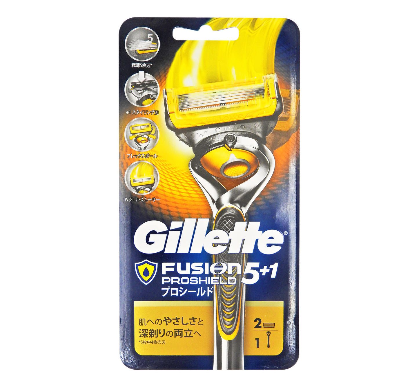 吉列 - Gillette Fusion 5+1 潤滑系列 (內含1刀架 1刀頭) #31115
