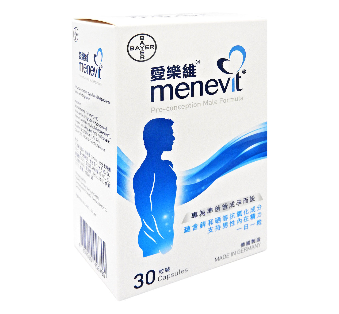 愛樂維 - Elevit Menevit 準爸爸配方 30粒 #38870