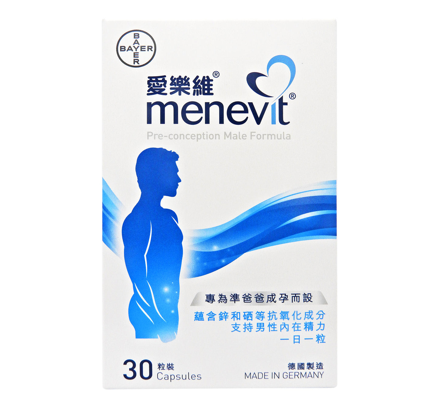 愛樂維 - Elevit Menevit 準爸爸配方 30粒 #38870