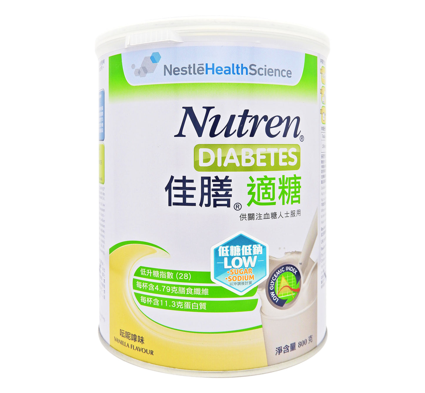 雀巢 - Nutren Diabetes 佳膳適糖 [雲呢拿味] 800克 #24464