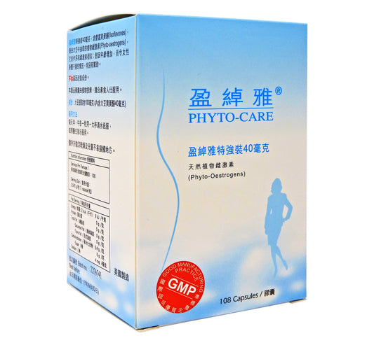 PHYTO CARE - 盈綽雅特強裝40毫克 108粒膠囊 #58093