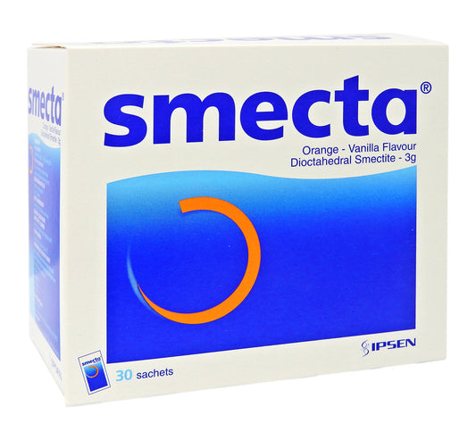 Smecta - 思密達 (蒙脫石) 3克 香橙雲呢拿味 30包裝 #58125