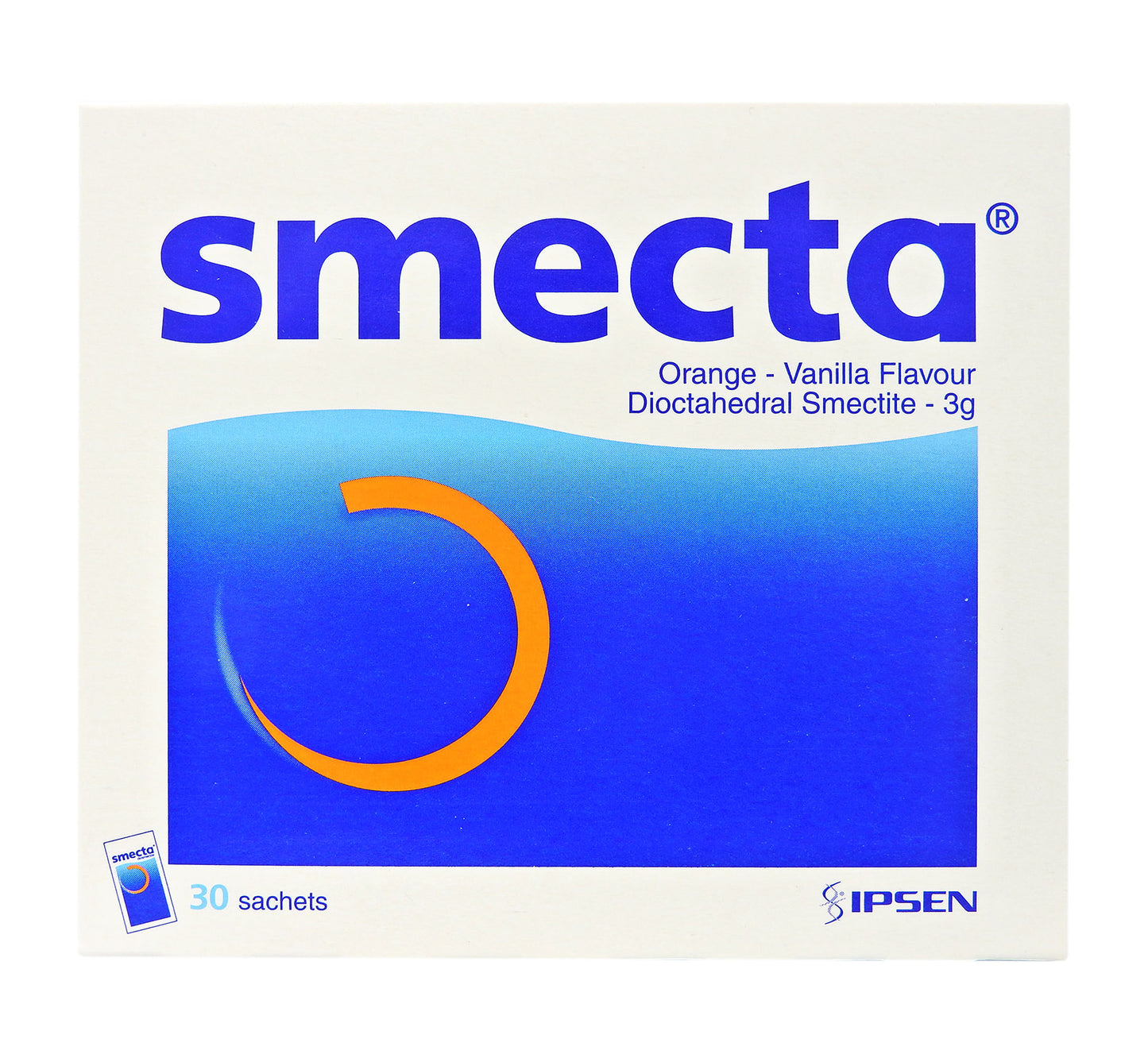 Smecta - 思密達 (蒙脫石) 3克 香橙雲呢拿味 30包裝 #58125