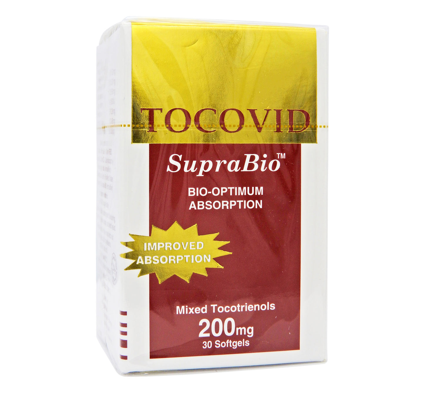 TOCOVID - SupraBio [Mixed Tocotrienols 200mg] 30 Softgets #38979