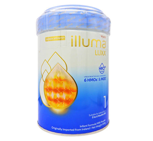 惠氏 - ILLUMA 1號 初生嬰兒配方奶粉 850克  [新裝] <香港行貨> (一箱六罐) #46917