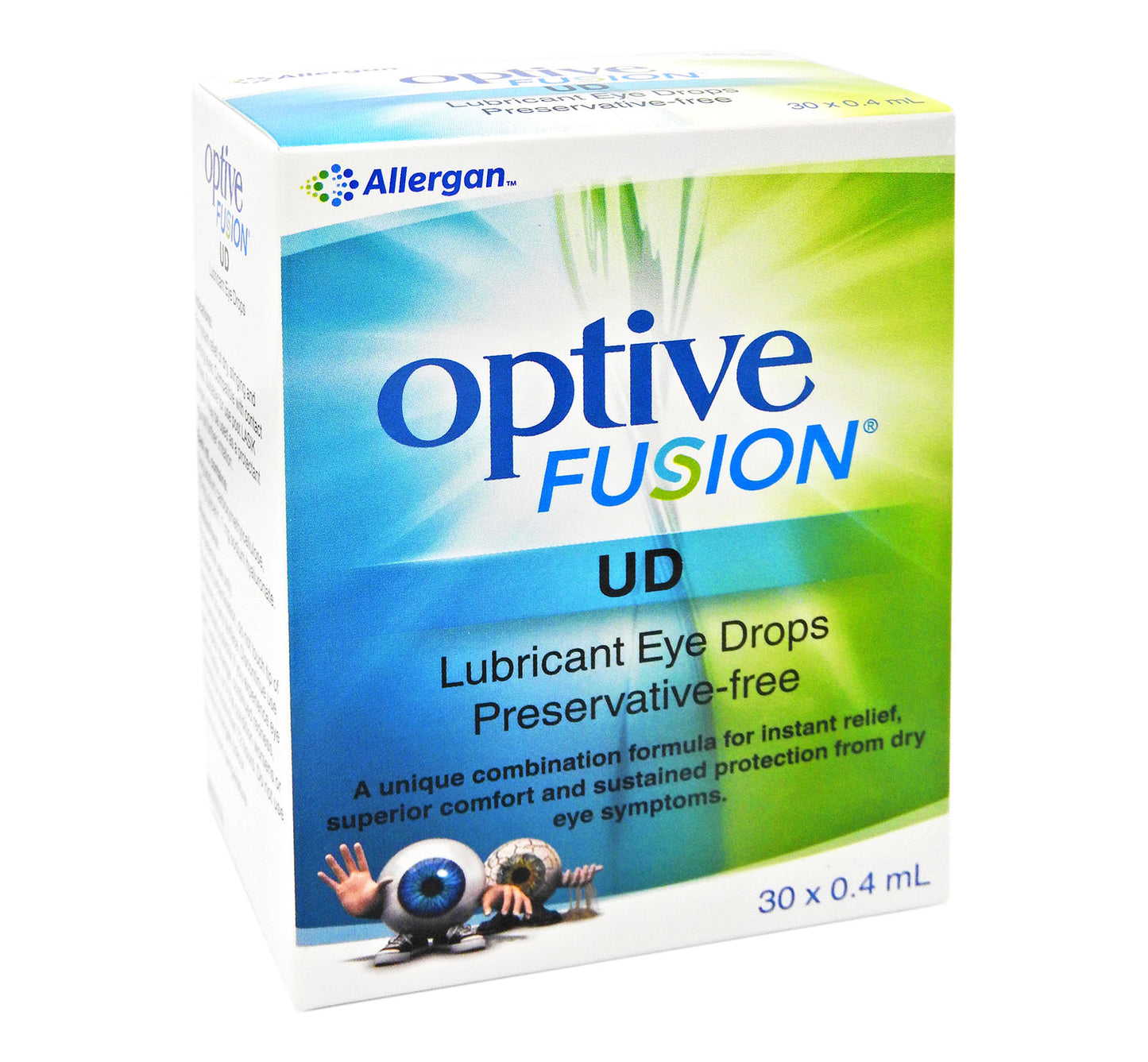 ALLERGAN - Optive Fusion UD 保濕型單支裝點眼液 0.4ml x 30支 #33850