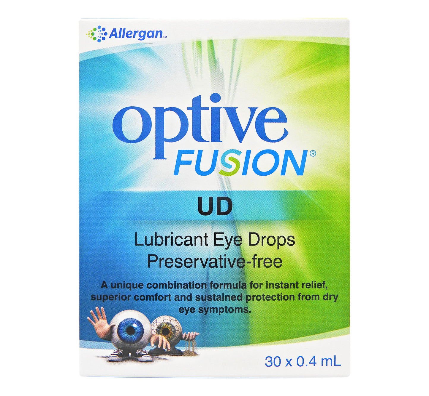 ALLERGAN - Optive Fusion UD 保濕型單支裝點眼液 0.4ml x 30支 #33850